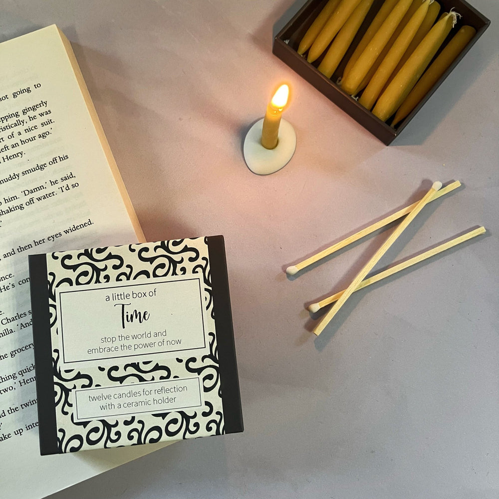 
                  
                    A little box of time - Candles - The Willoughby Book ClubCandles
                  
                