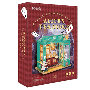 
                  
                    Alice's Tea Store miniature model kit - The Willoughby Book Club
                  
                