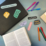 Bookish sticker pack - The Willoughby Book Club