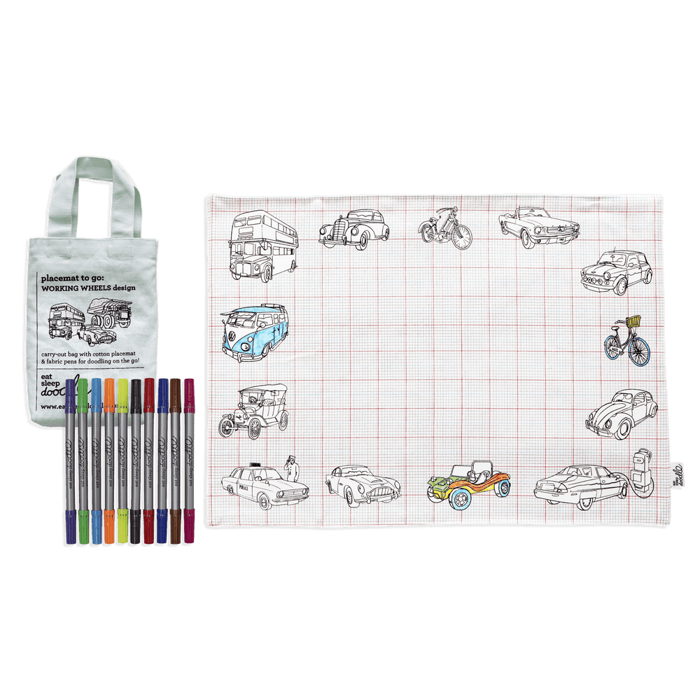 
                  
                    Car, Trucks & Tractors Colouring Mat - The Willoughby Book Club
                  
                