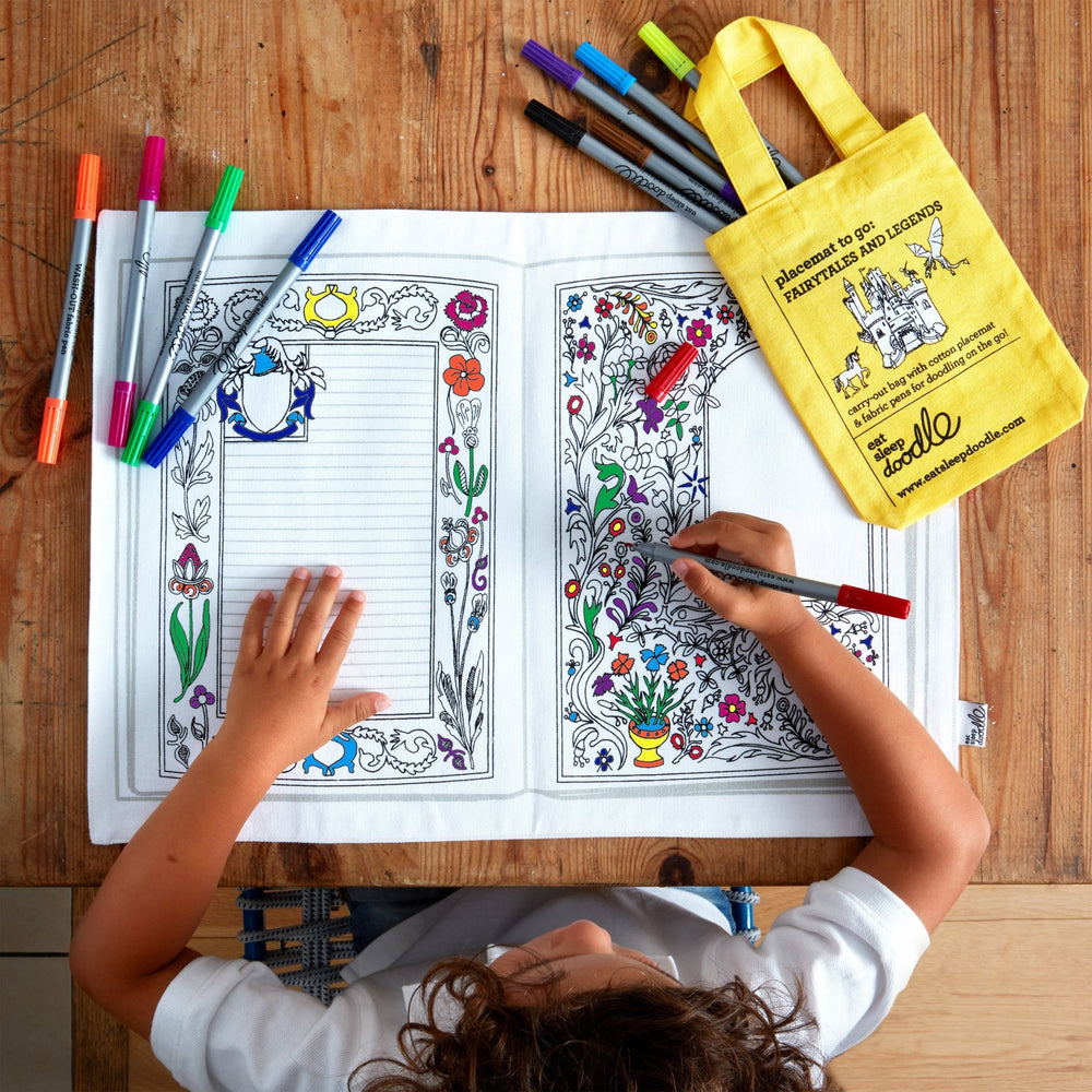 
                  
                    Fairy-tale & Legends Colouring Mat - The Willoughby Book Club
                  
                