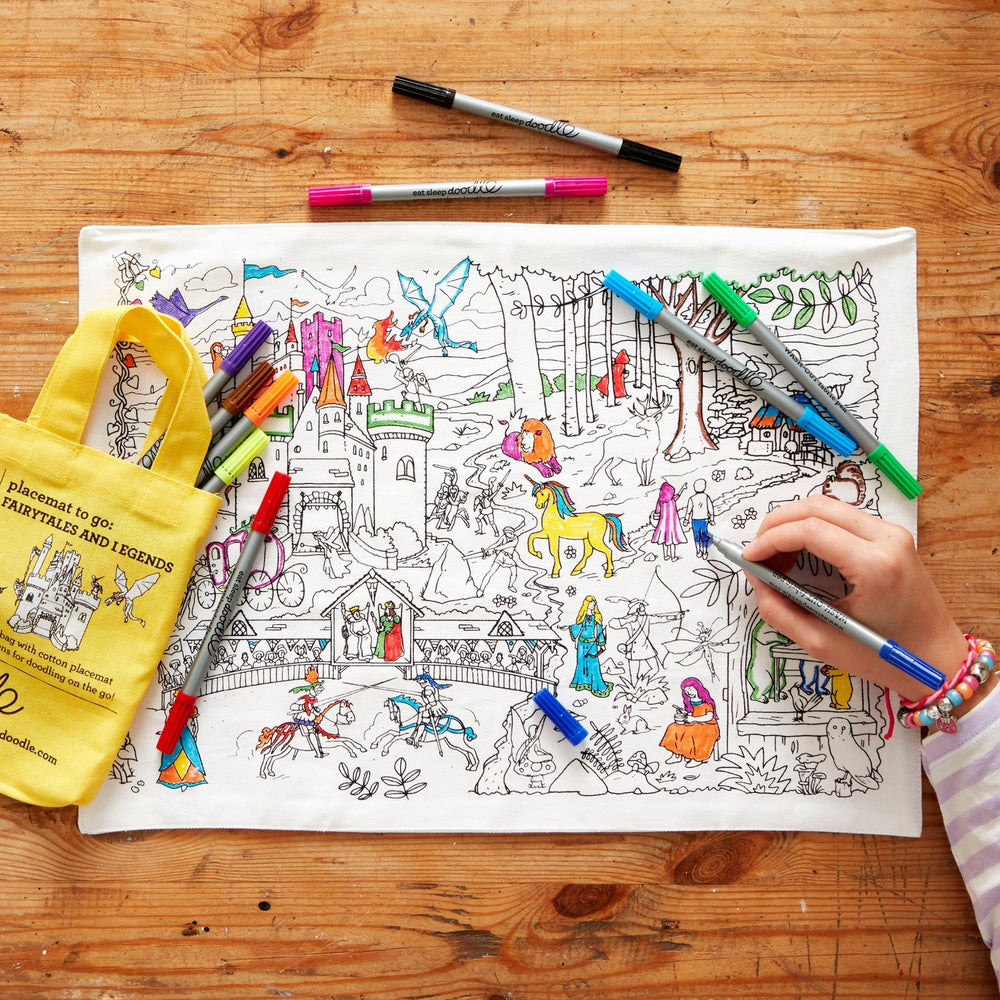 
                  
                    Fairy-tale & Legends Colouring Mat - The Willoughby Book Club
                  
                