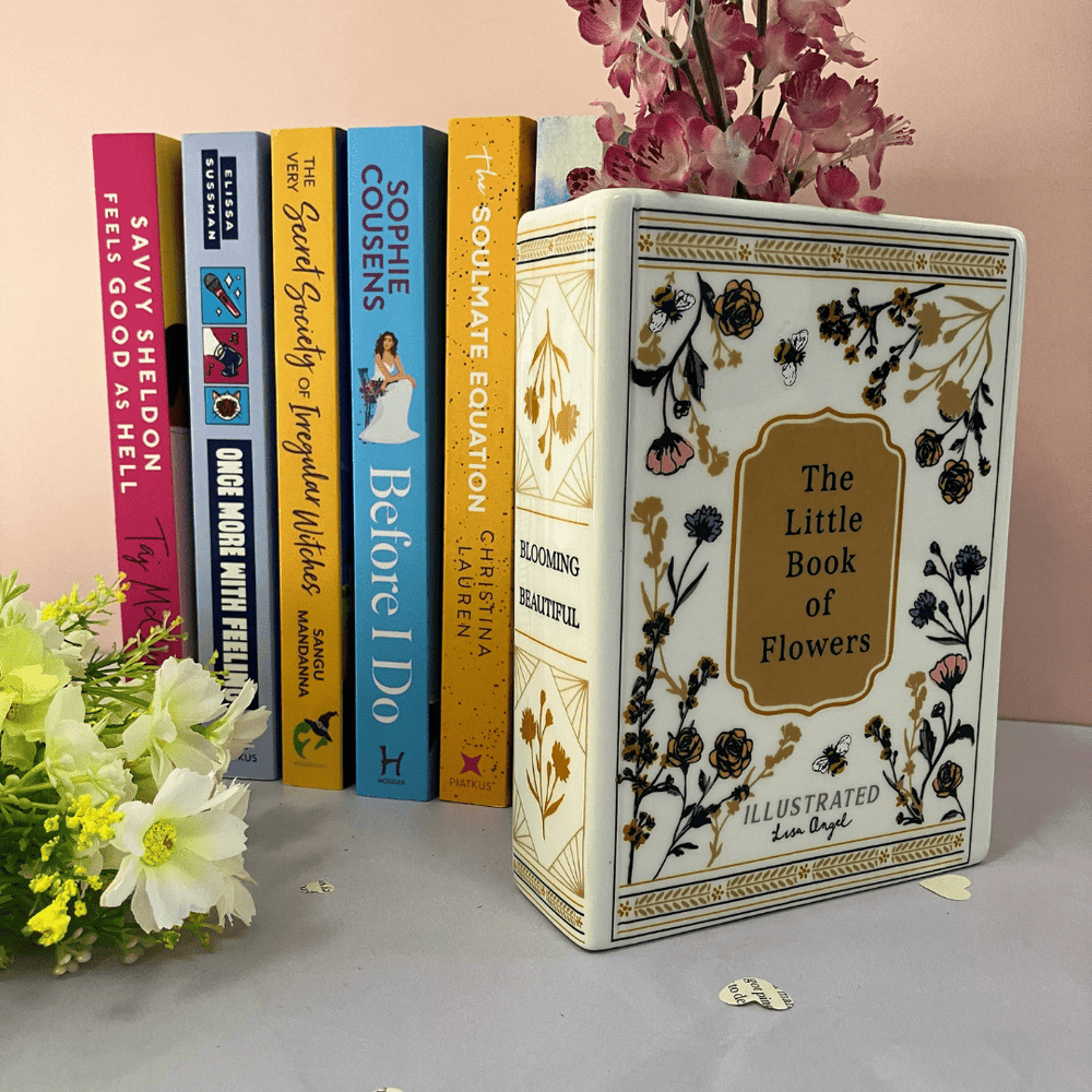Little Book of Flowers Vase - The Willoughby Book Club