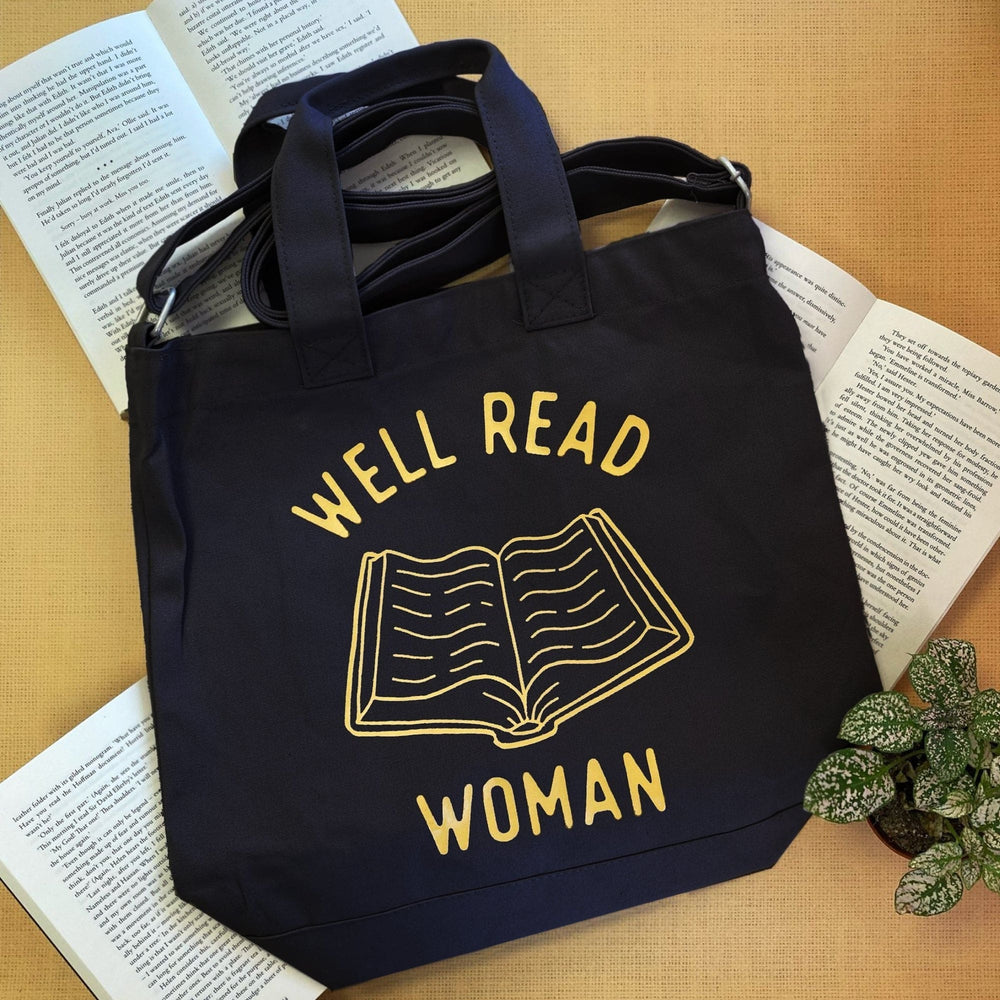Luxury Shopper Bag Well Read Woman Print Gift - Willoughby Book Club – The  Willoughby Book Club