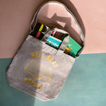 Luxury Shopper Bag - The Willoughby Book ClubGrey