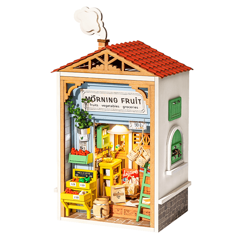 Morning Fruit Store miniature model kit - The Willoughby Book Club