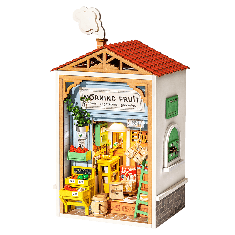 
                  
                    Morning Fruit Store miniature model kit - The Willoughby Book Club
                  
                