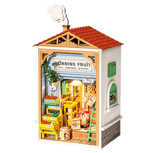 Morning Fruit Store Miniature House The Willoughby Book Club