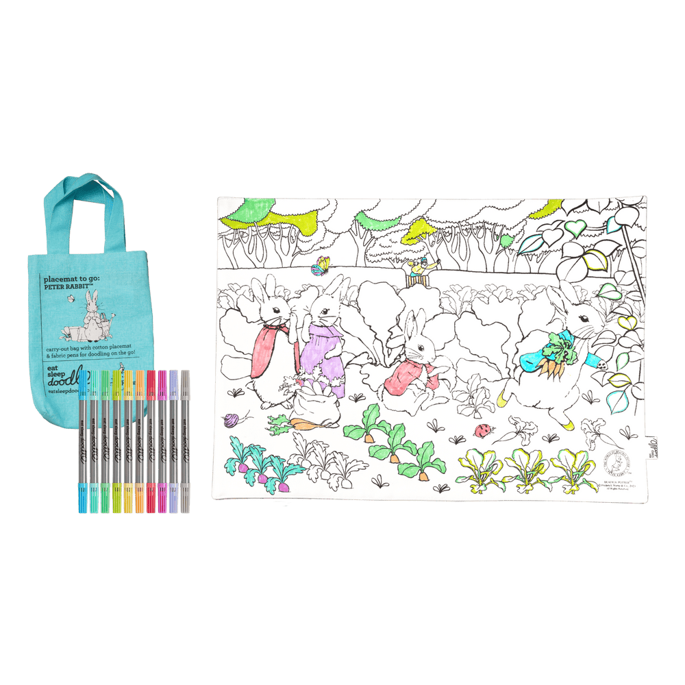 Peter Rabbit & Friends Colouring Mat - The Willoughby Book Club
