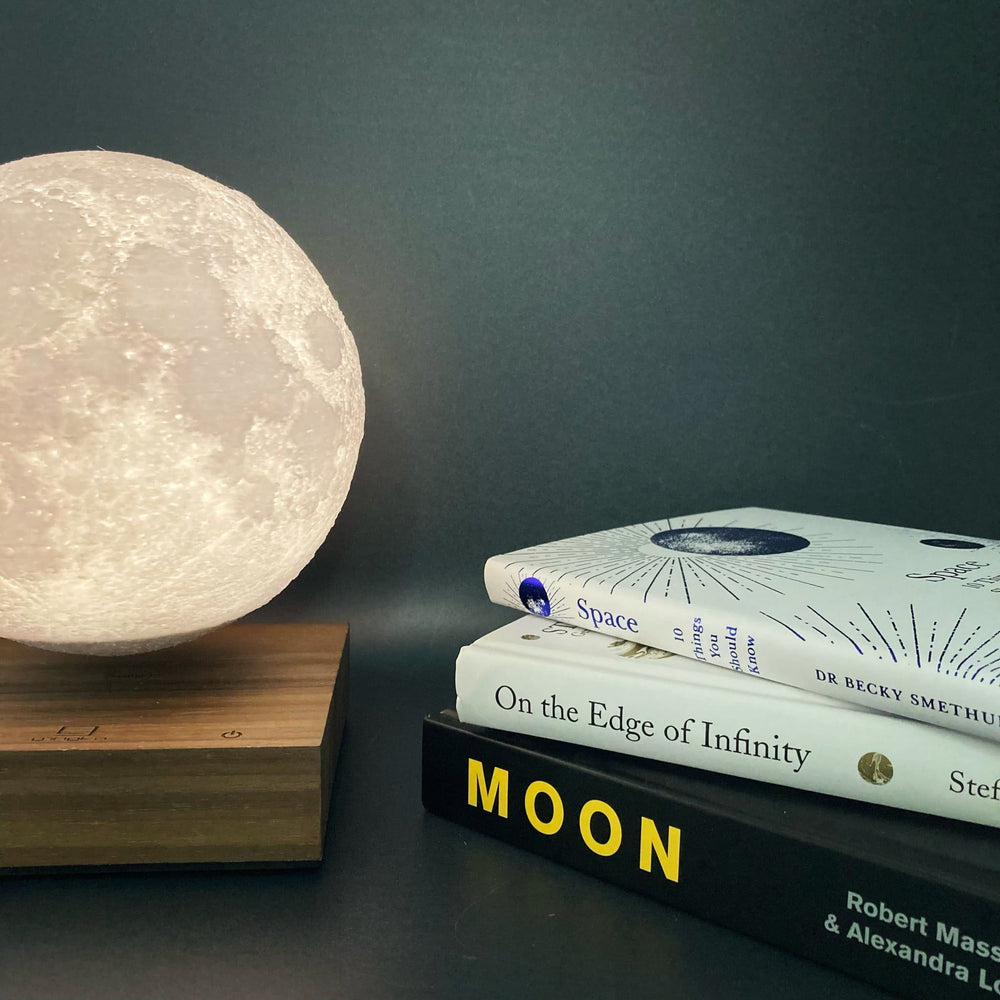 
                  
                    Smart Floating Moon Lamp - The Willoughby Book ClubWalnut Wood
                  
                