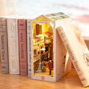 
                  
                    Sunshine Town Book Nook Miniature House model kit - The Willoughby Book Club
                  
                