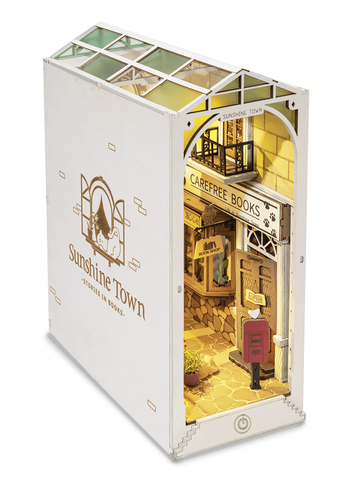 
                  
                    Sunshine Town Book Nook Miniature House model kit - The Willoughby Book Club
                  
                