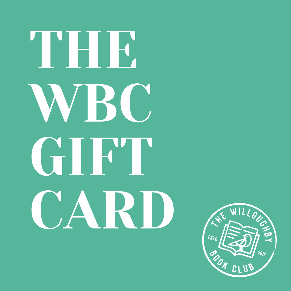 Book Lover Gift Card – The Willoughby Book Club