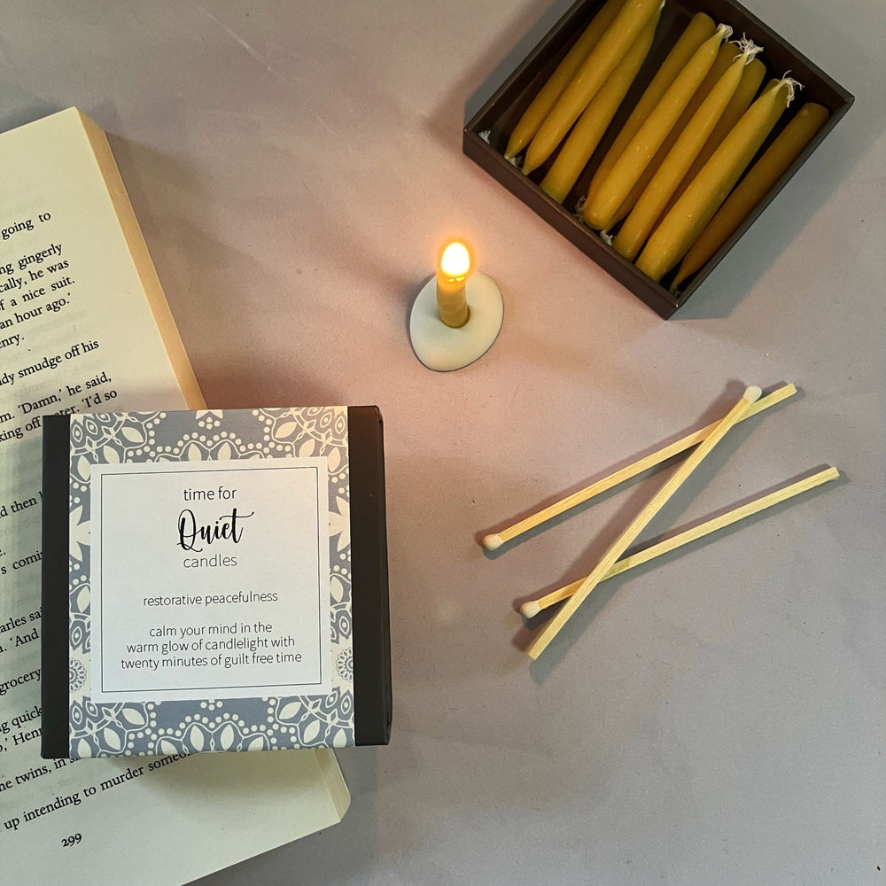 
                  
                    Time for quiet - Candles - The Willoughby Book ClubCandles
                  
                