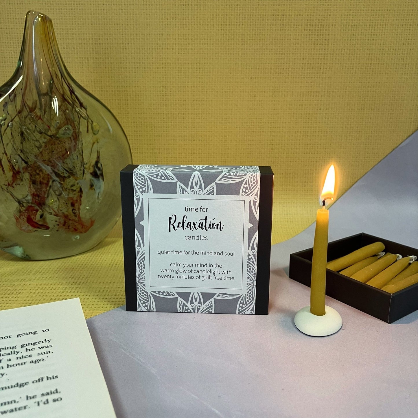 Time for relaxation - Candles - The Willoughby Book ClubCandles
