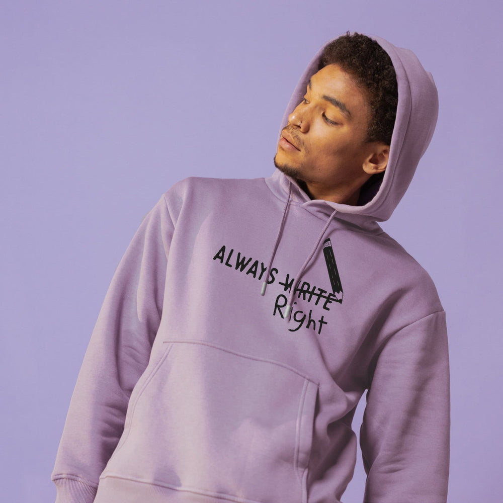 
                  
                    Unisex Always 'Right' Hoodie - The Willoughby Book ClubXSPink
                  
                