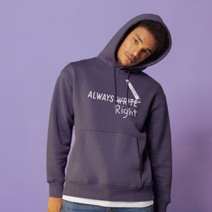 
                  
                    Unisex Always 'Right' Hoodie - The Willoughby Book ClubXSPink
                  
                